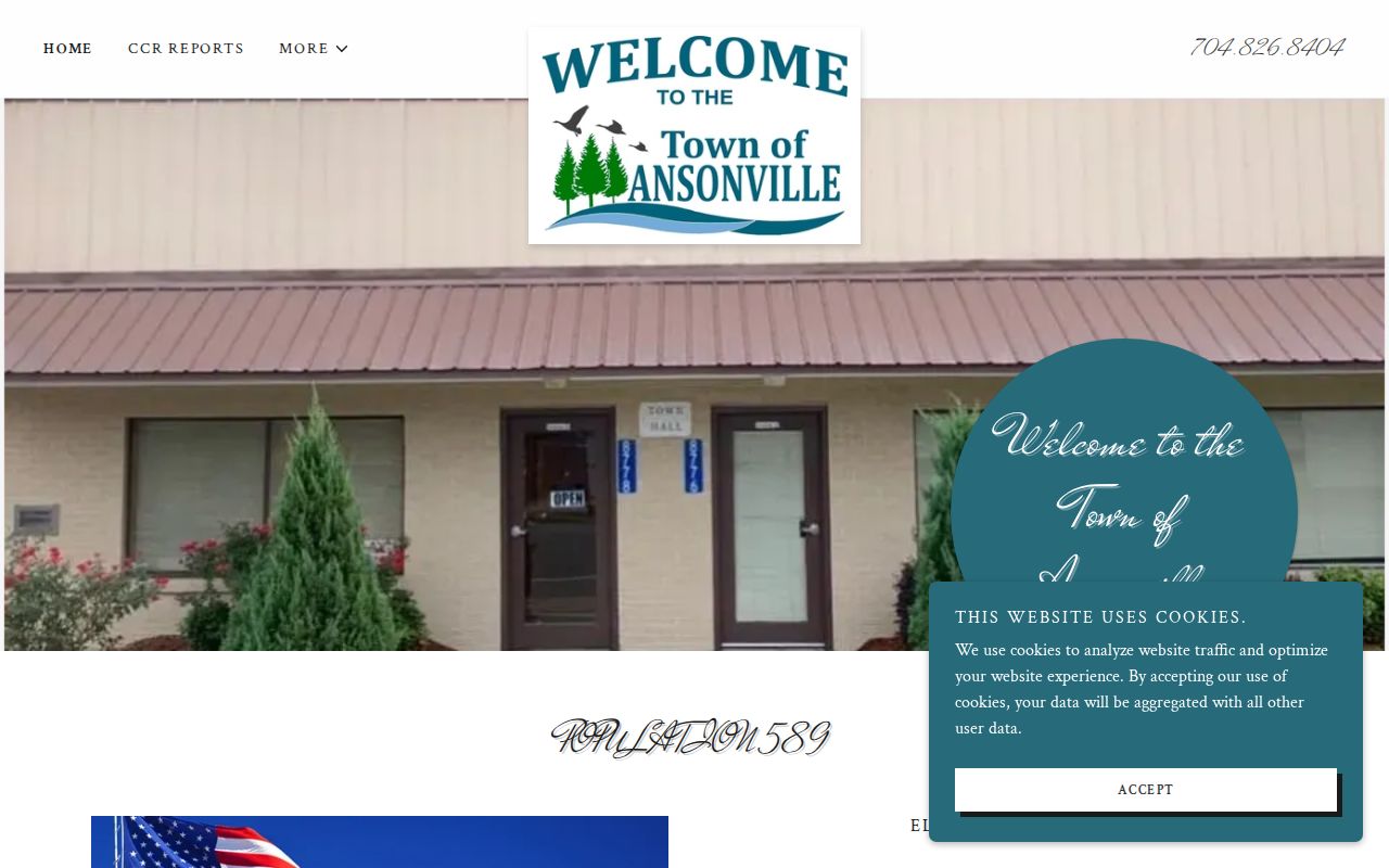 Town of Ansonville official municipal source page